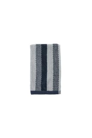 MELANGE STRIPE VELOUR GUEST TOWEL