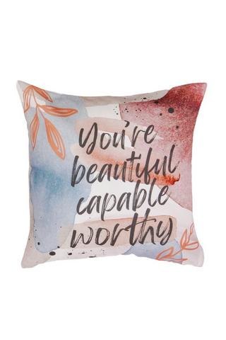 YOU'RE BEAUTIFUL PRINTED SCATTER 45X45CM