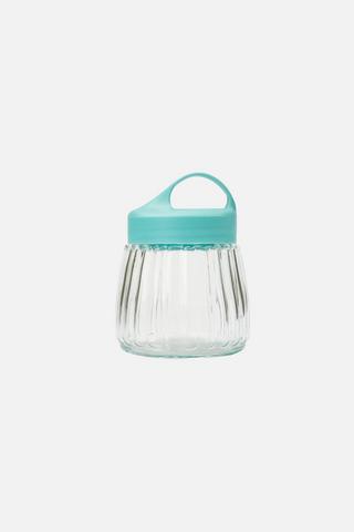 500ML HANDLE GLASS CANISTER