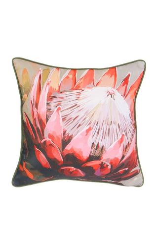 RUSTIC PROTEA PRINTED SCATTER 50X50CM