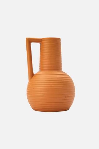 RIBBED DECORATIVE JUG