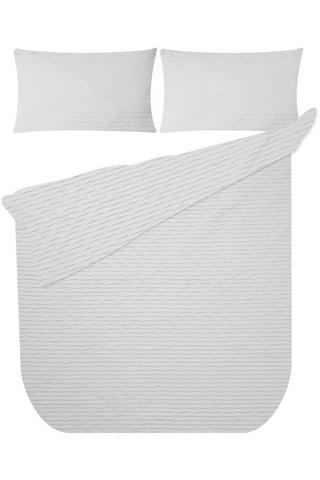 JACQUARD CRINKLE POLYESTER DUVET COVER