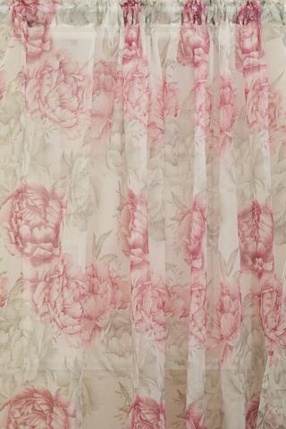 MAGNOLIA FOIL SHEER TAPED CURTAIN 230X218CM