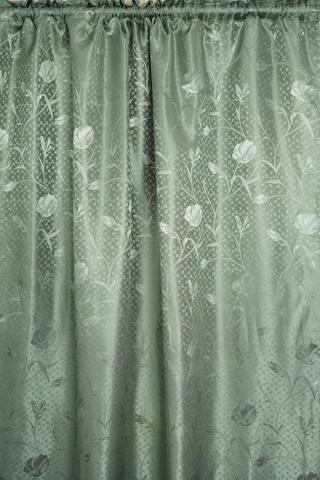 2 PACK ROSE JACQUARD TAPED CURTAIN 140X218CM