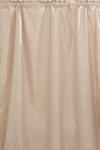 2 PACK MARBLE JACQUARD TAPED CURTAIN 140X218CM