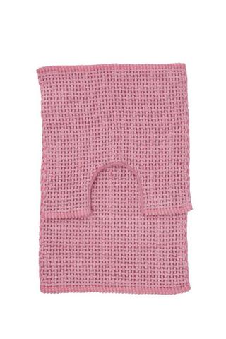 2 PIECE BASKETWEAVE BATHMAT SET