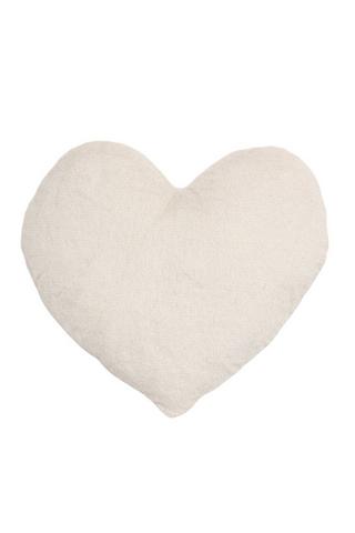 HEART GLITTER FAUX FUR SCATTER 48CM