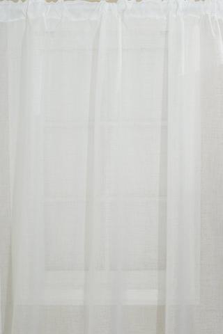 2 PACK GRID SHEER TAPED CURTAIN 140X218CM