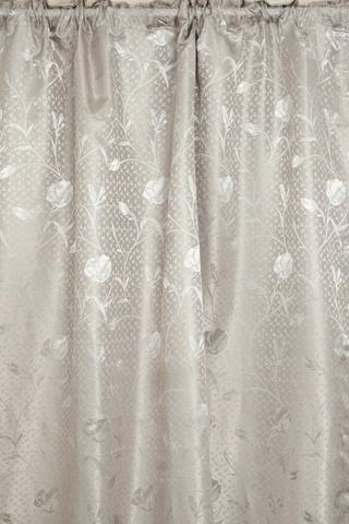 2 PACK ROSE JACQUARD TAPED CURTAIN 140X218CM