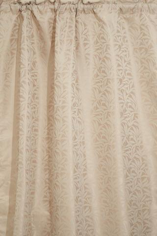 2 PACK VINE JACQUARD TAPED CURTAIN 140X218CM