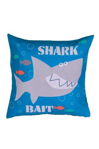 KIDS SHARK BAIT PRINTED SCATTER 45X45CM