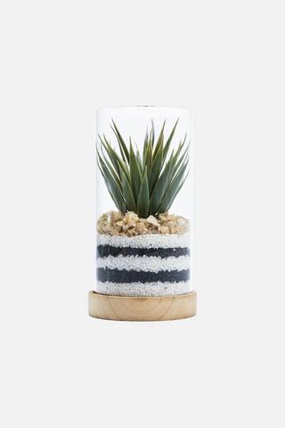 POTTED SAND FAUX SUCCULANT