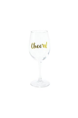 CHEERS WINE GLASS