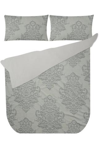 DAMASK JACQUARD POLYESTER  DUVET COVER