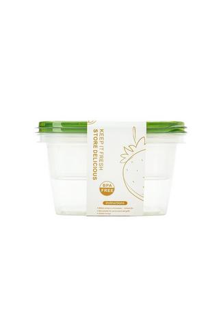 2 PIECE STORAGE CONTAINER SET