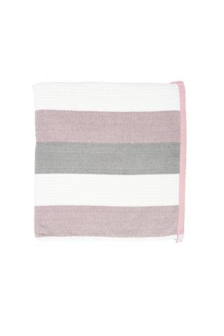 MELANGE STRIPE VELOUR BATH SHEET
