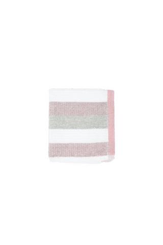 MELANGE STRIPE VELOUR FACE CLOTH