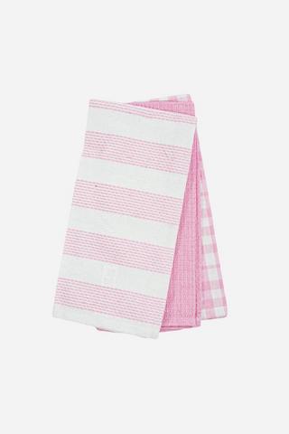 3 PACK WOVEN TEA TOWELS