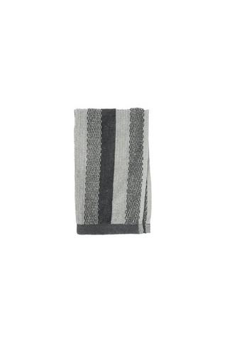 MELANGE STRIPE VELOUR GUEST TOWEL