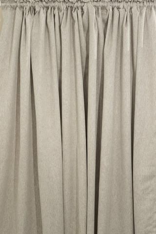 XW STRATA BLOCKOUT TAPED CURTAIN 270X218CM