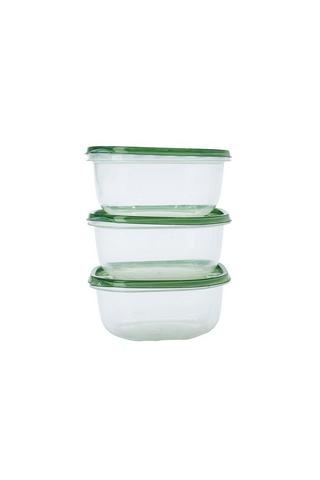 3 PACK PLASTIC STORAGE CONTAINERS