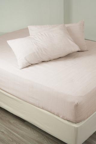 3 PIECE YARN STRIPE SHEET SET