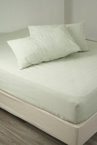 3 PIECE STRIPE POLYESTER SHEET SET