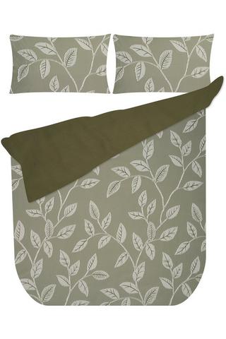 TUFTED LEAF POLYESTER DUVET COVER