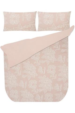 FLORAL TUFTED POLYESTER DUVET COVER