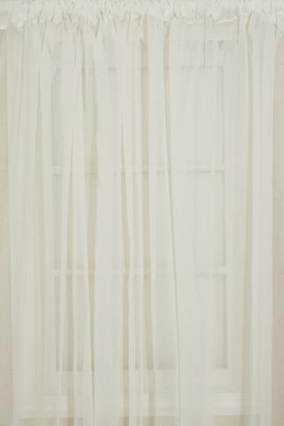 CRACLE SHEER TAPED CURTAIN 270X218CM