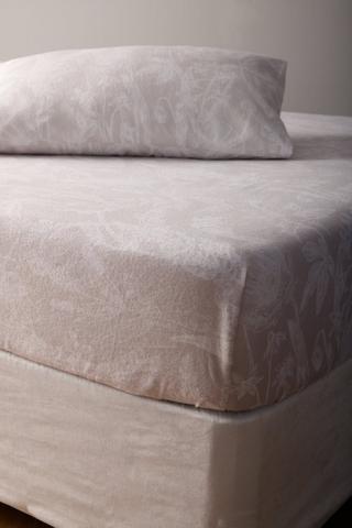 3 PIECE ELIO LEAVES WINTER POLYCOTTON SHEET SET