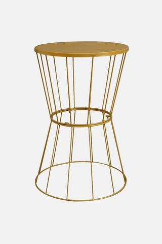 HOURGLASS SIDE TABLE