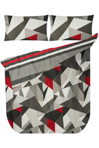 6 PIECE WINDOWS GEO GENTLE TOUCH DUVET COVER SET