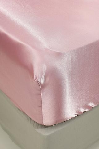 SATIN POLYESTER FITTED SHEET