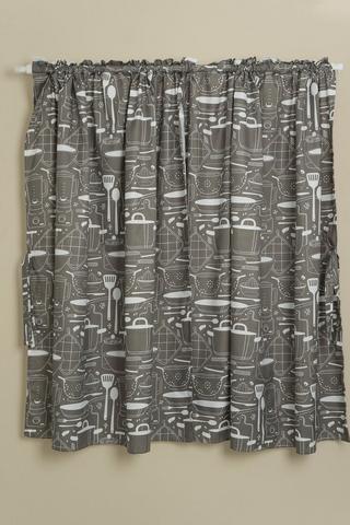 KITCHEN STYLE CAFE CURTAIN 230X120CM