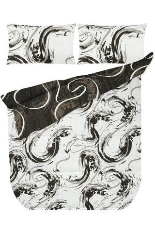 6 PIECE ABSTRACT POLYESTER COMFORTER SET