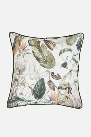 NATURAL LEAF PRINTED SCATTER 50X50CM