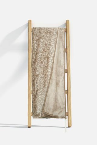 2.5KG CARVED SCROLL MINK BLANKET 220X200CM