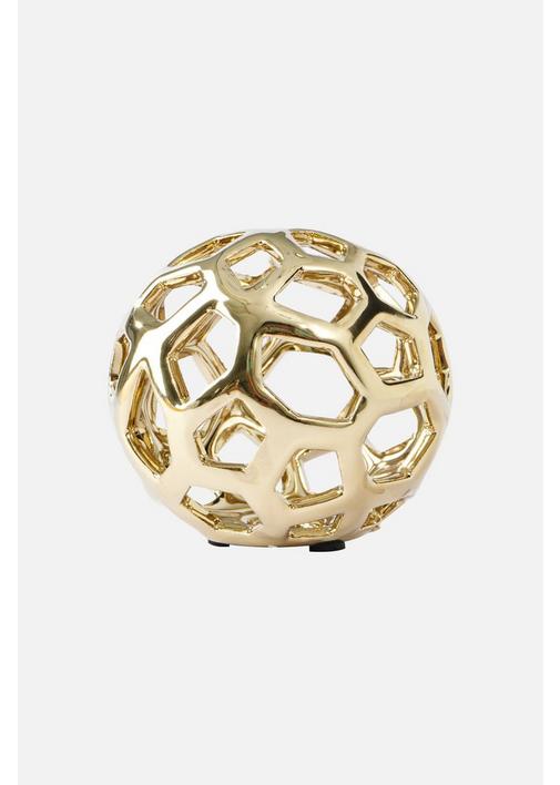 Folat Wabenball Honeycomb Ball 30 Cm – Gold, Partydeko Für Weihnachten, Silvester & Feiern