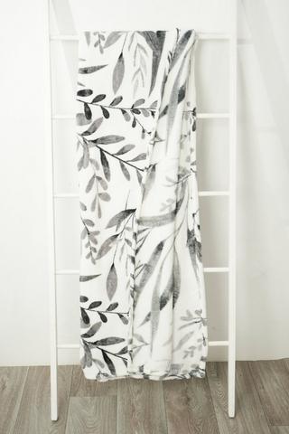 SURBABAN LEAVES CORAL FLEECE BLANKET 150X200CM