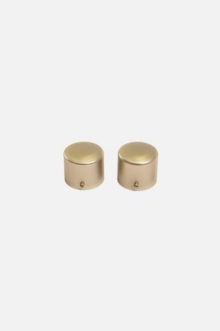2 PACK BRUSHED END CAPS