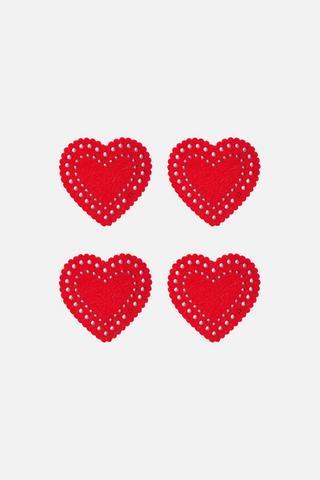 4 PACK HEART FELT COASTERS