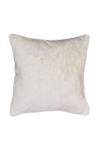 PLUSH GLITTER FAUX FUR SCATTER COVER 43X43CM
