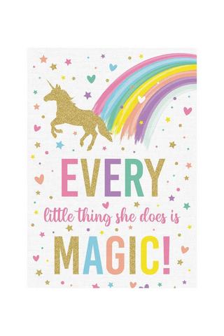KIDS RAINBOW CANVAS 40X60CM