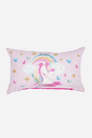 KIDS FAIRY UNICORN BEDROOM SCATTER 50X30CM