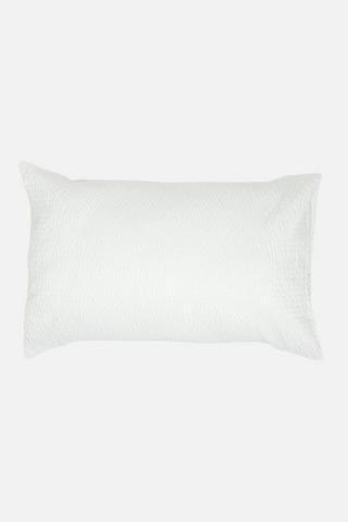2 PACK CRINKLE POLYESTER STANDARD PILLOWCASES