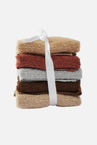 5 PACK FACE CLOTHS