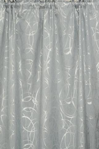2 PACK SCRIBBLE TAPED CURTAIN 140X218CM