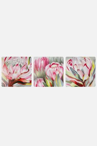 3 PACK PROTEA WALL ART 38X3