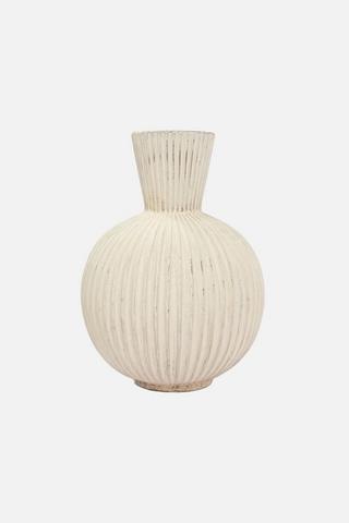 RIB BELLY DECORATIVE VASE